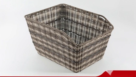 Popular Rear Steel Weaven Bicycle Basket with Plastic Wire of Bicycle Parts