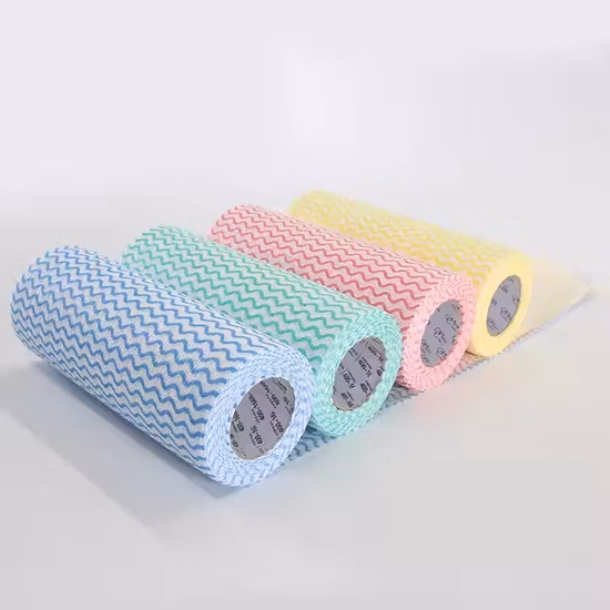 Wet and Dry Printed Dish Cloth Towel Kitchen Cleaning Supplies