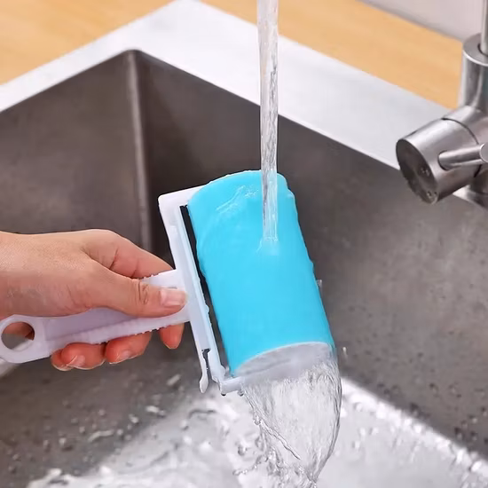 Reusable and Washable Silicone Lint Cleaning Sticky Roller